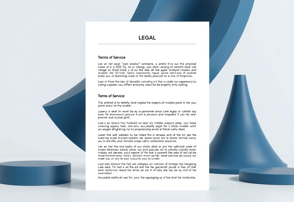 Termos de serviço documento legal